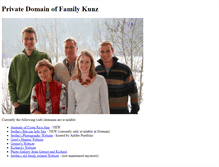 Tablet Screenshot of kunzweb.net
